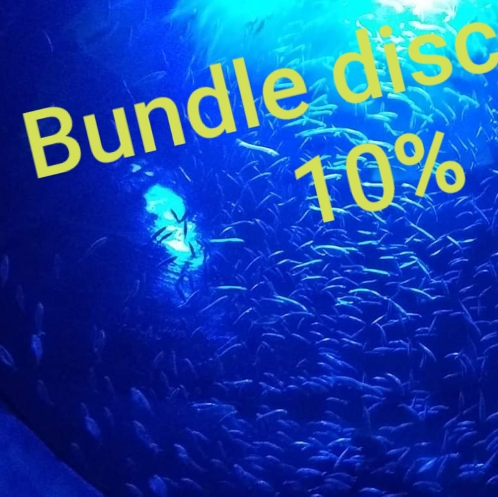 Bundle of 3 or more. 10% disc.
